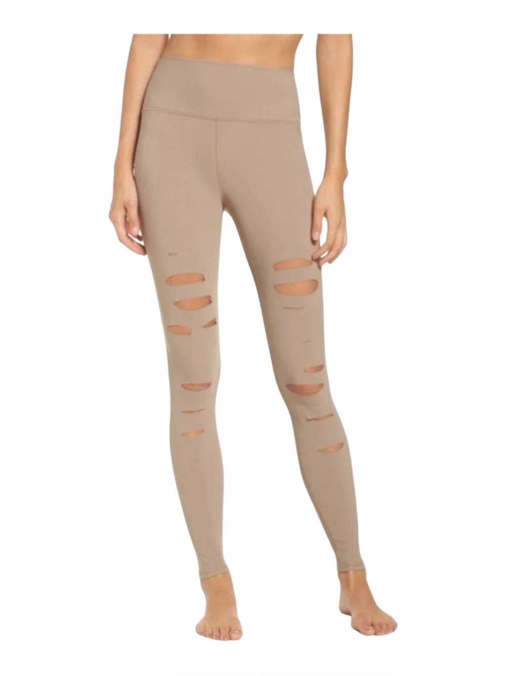 Alo Yoga high-waist ripped warrior legging